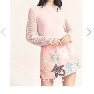 SOLD🤍LoveShackFancy Upcycled Quilt Mini